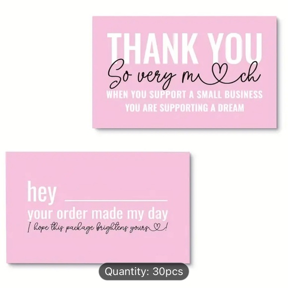 Thank You Cards (30-count) - Picture 6 of 7